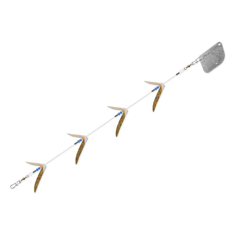 Flash Lite Troll 4-Blade 2 7/8 Blade/24in  Gold