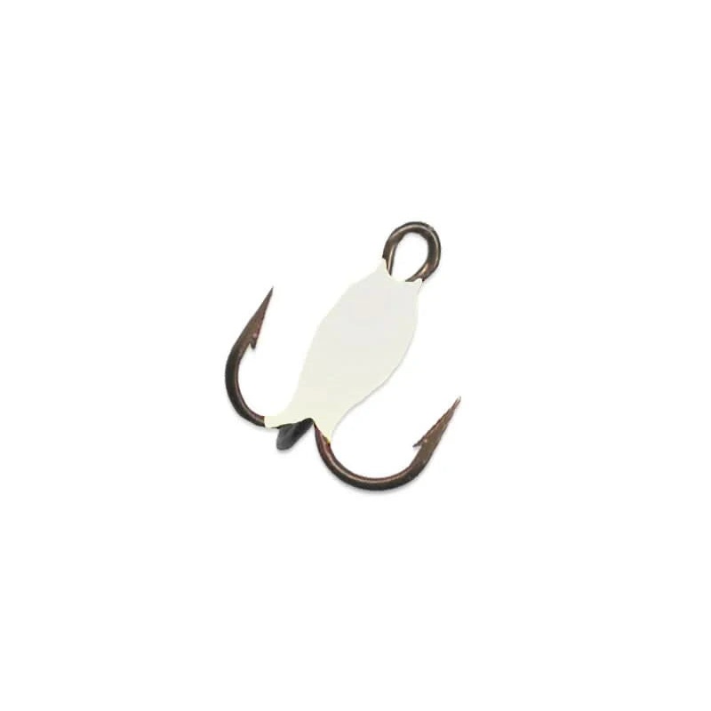 Glo Hooks Treble Series Size 10 White
