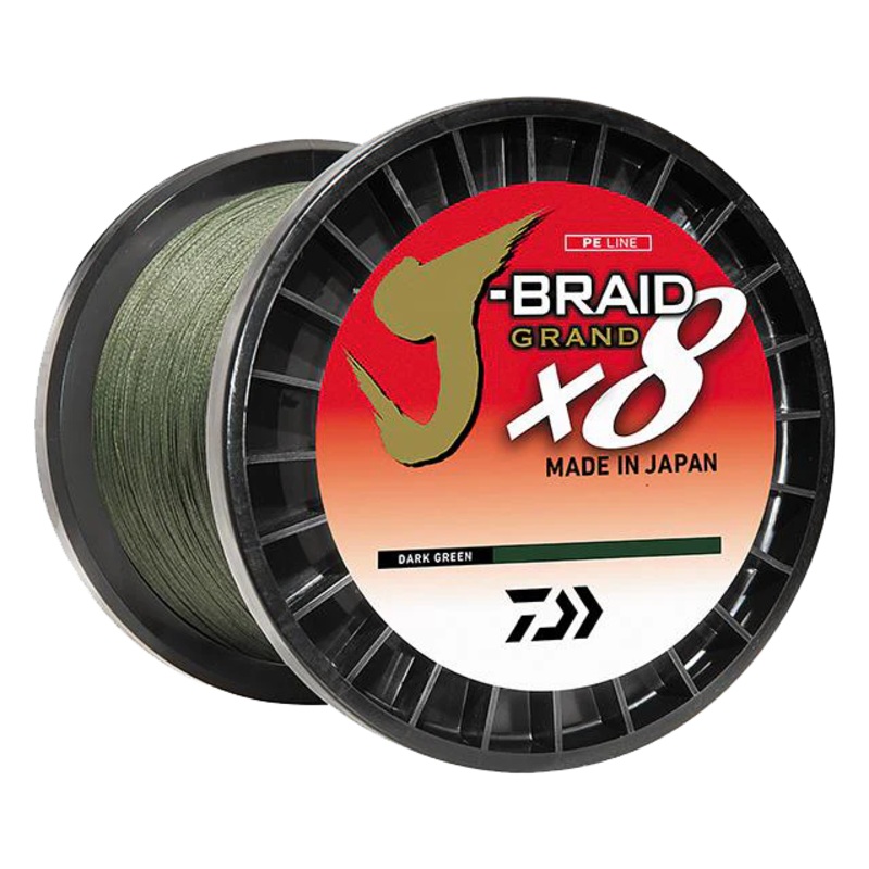 Daiwa J-Braid Grand X8 Braided Fishing Line 10lb