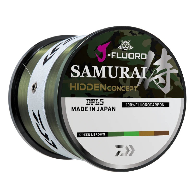 Daiwa J-Fluoro Samurai Hidden Concept Fluorocarbon Line – 10lb – 220yd