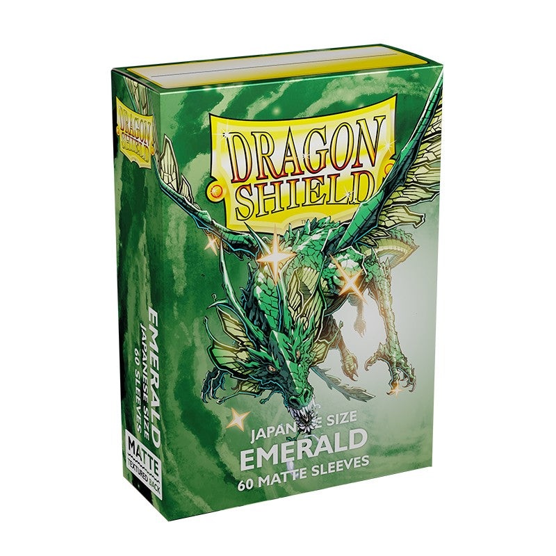 Dragon Shield Sleeves: Japanese Matte – Emerald 60CT