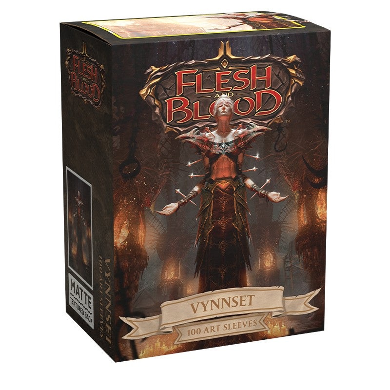 Dragon Shield Sleeves: Standard Brushed Art Flesh and Blood – Vynnset 100CT
