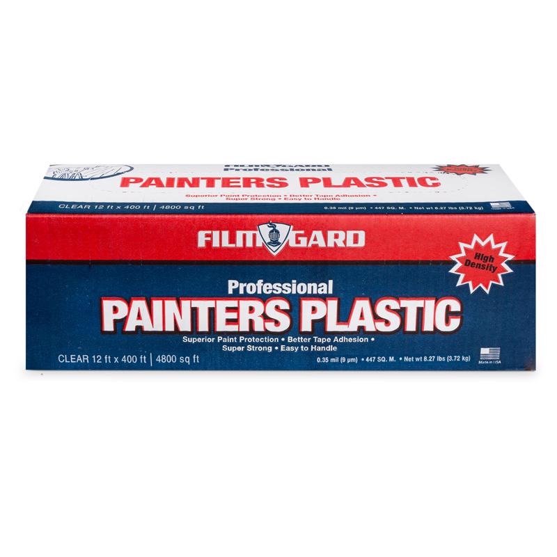 Film-Gard 12 ft. W x 400 ft. L x 0.35 mil Professional Grade Painter’s Plastic 1 pk