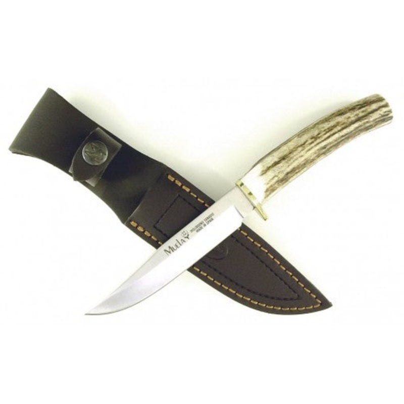 Ruko GRED-12A Hunting Knife, 4-5/8 in L Blade, Stainless Steel Blade