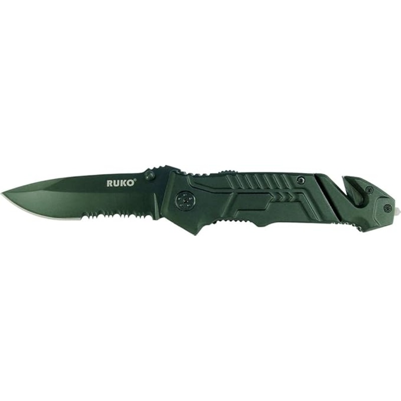 RUKO RUK0144S 3-3/8 Blade Shark Assisted Opening Folding Knife