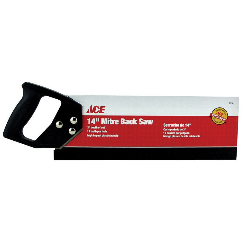 Ace 14 in. Mitre Back Saw 12 TPI 1 pc