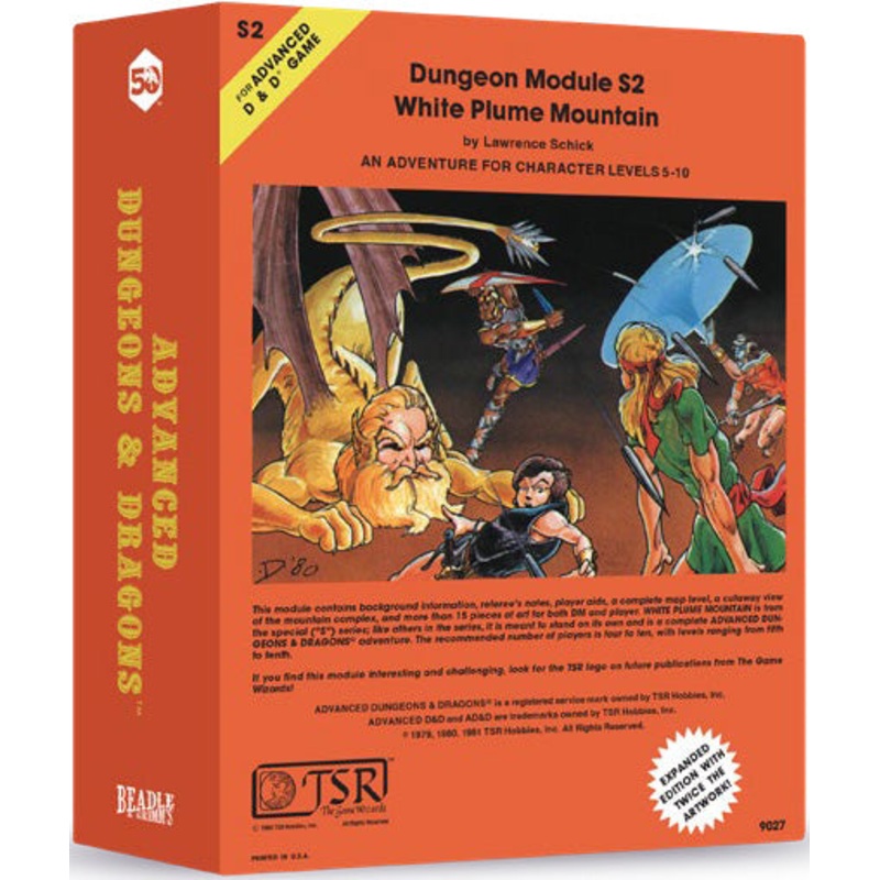 Beadle & Grimm’s: D&D Classic Module – White Plume Mountain Polyhedral Dice Set