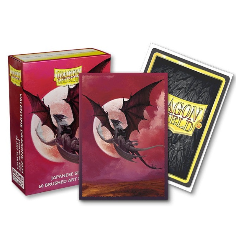 Dragon Shield Sleeves: Japanese Brushed Art – Valentine Dragon 2024 60CT