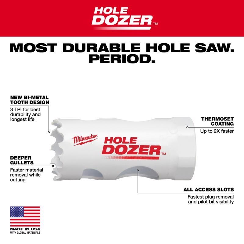 Milwaukee Hole Dozer 1-1/4 in. Bi-Metal Hole Saw
