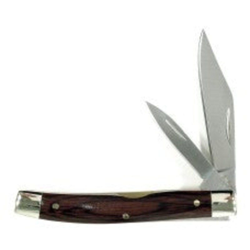Ruko Folding 2-Blade Knife, Pakkawood Handle