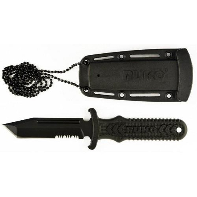 Ruko TI-Tacitcal Neck / Boot Knife – Black