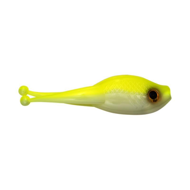 Mr. Crappie Scizzor Shad Body (Refrigerator White) – 10 per package