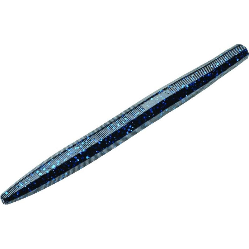 Strike King Ocho Worm 5 (Black/Blue Flake)
