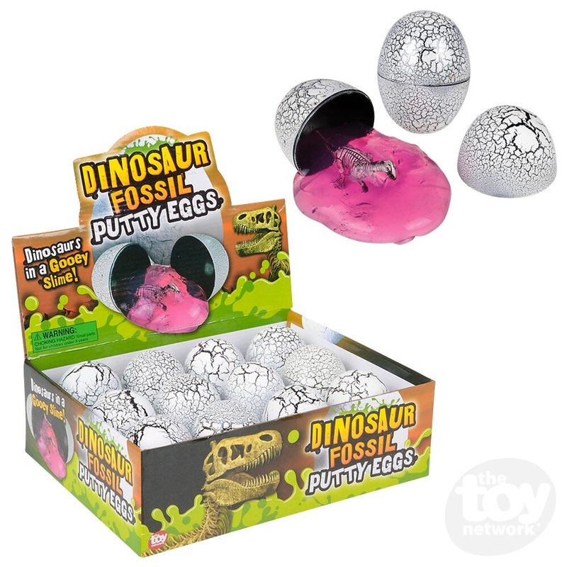 4.5 Dinosaur Fossil Egg Putty (Sold Separately)
