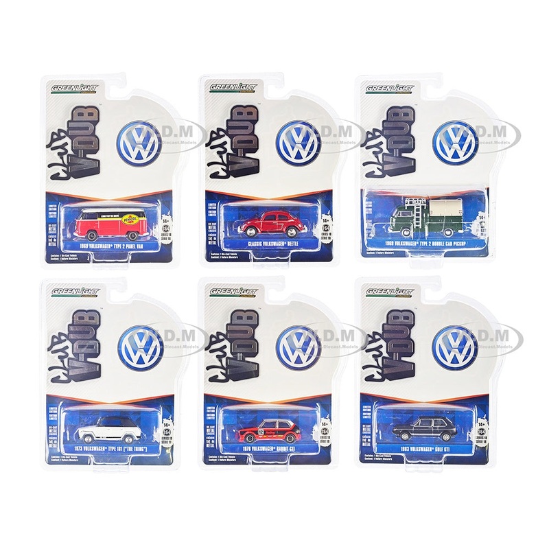 Diecast Greenlight Club Vee-Dub Series (1 car per purchase)