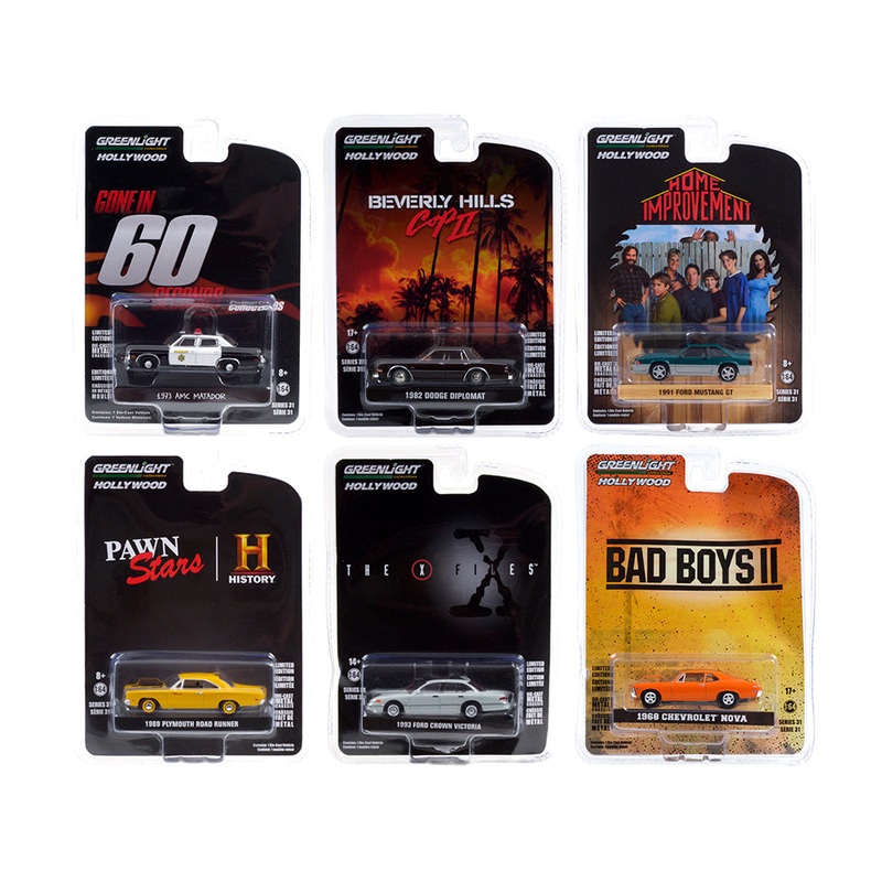 Diecast Model Car by Greenlight Hollywood Series (1 car per purchase)
