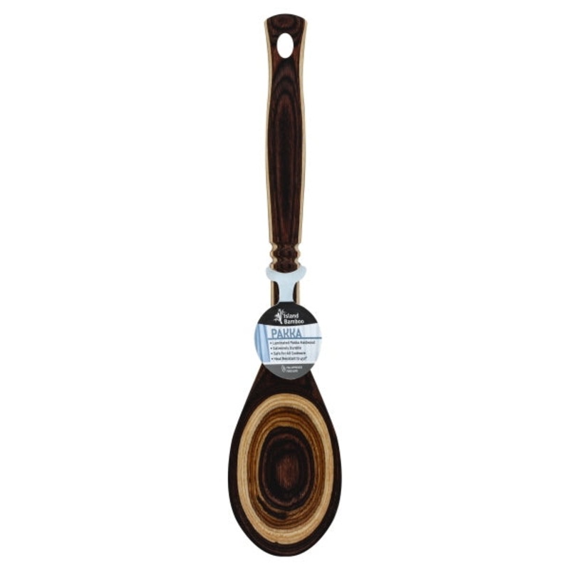 Island Bamboo Pakkawood 12 Spoon Natural