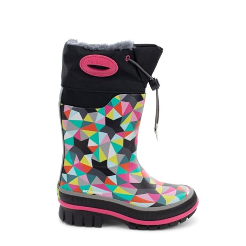 Kids Neoprene Faux Fur Cold Weather Boot Sizes 8-6B