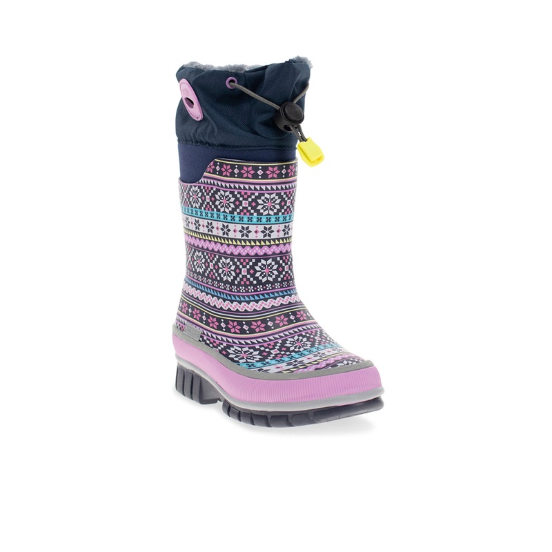 Western Chief Kids Fair Isle Winterprene Neoprene Mid Boot (Multiple Sizes)