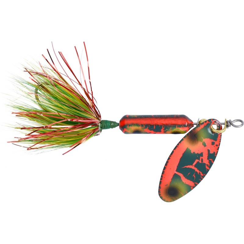 Yakima Bait Original Rooster Tail: 1/8 oz. Single (Bleeding Frog)
