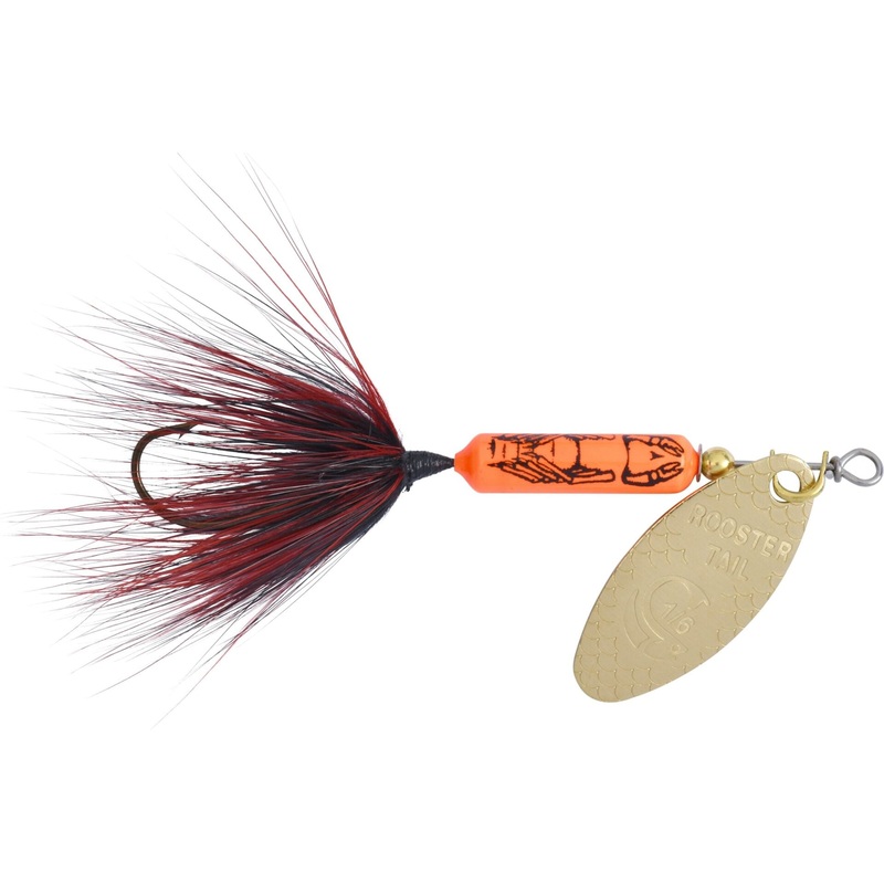Yakima Bait Original Rooster Tail: 1/8 oz. Single (Crawdad)