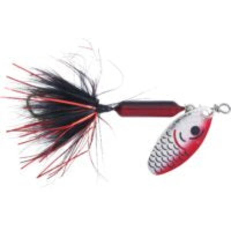 Yakima Bait Original Rooster Tail: 1/8 oz. Single (Tinsel Black)