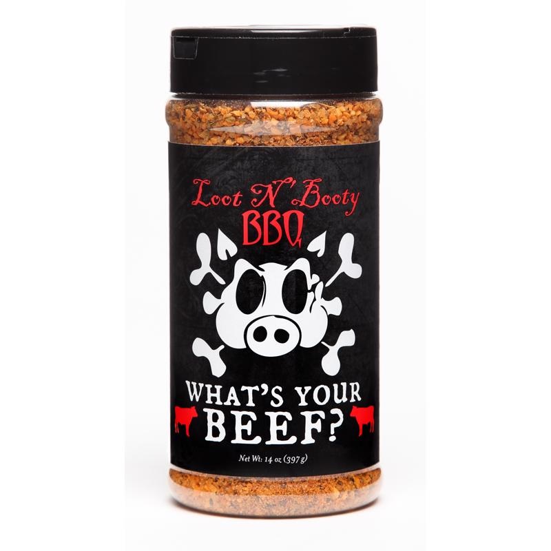 Loot N’ Booty Salt, Pepper and Garlic BBQ Rub 14 oz