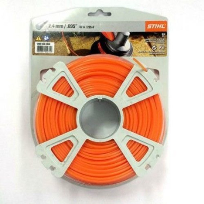 Stihl 0.095in Diameter X 140′ Orange Nylon Trimmer Line – 0000 930 2339