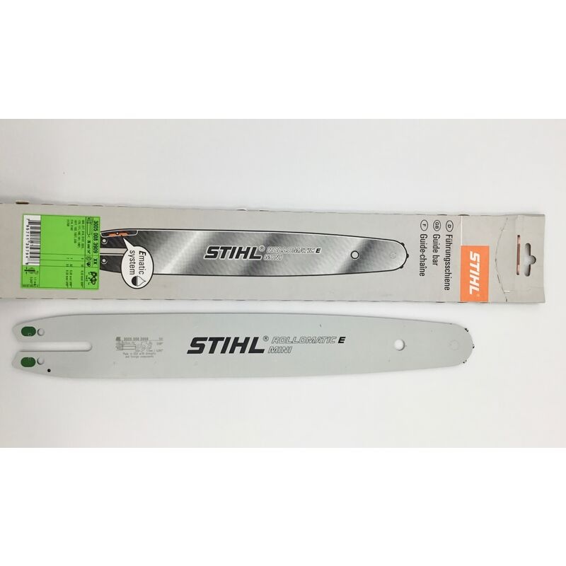 Stihl 14 Inch Rollomatic E Picco Narrow 3/8in Chain Pitch Guide Bar – 3005 008 3909
