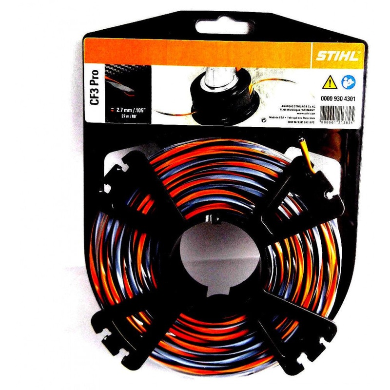 STIHL CF3 Pro .105 in. D X 88 Ft. L Trimmer Line