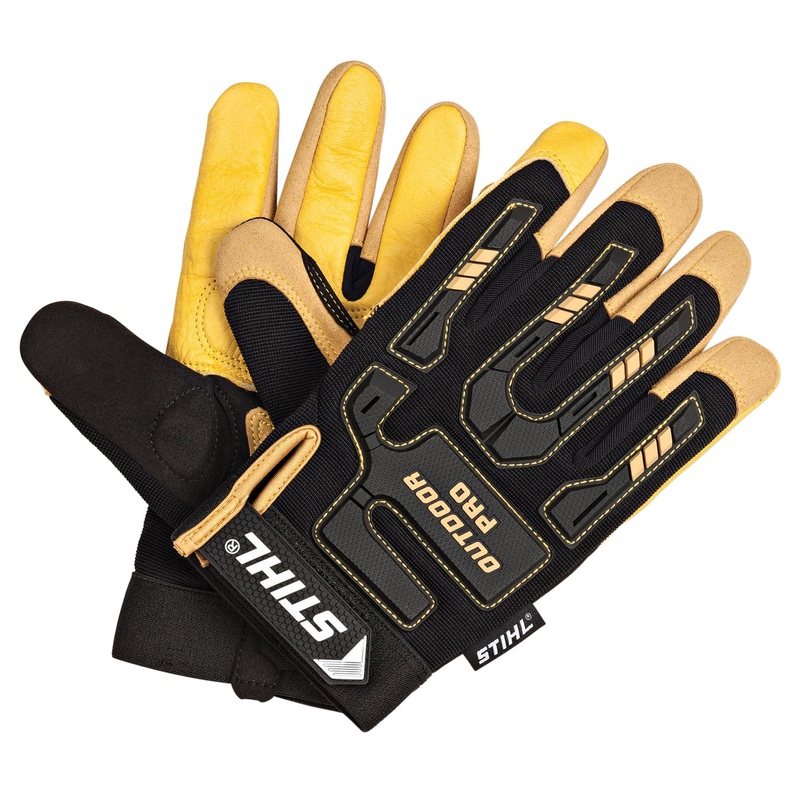 STIHL Outdoor PRO Gloves Black/Yellow M 1 Pair