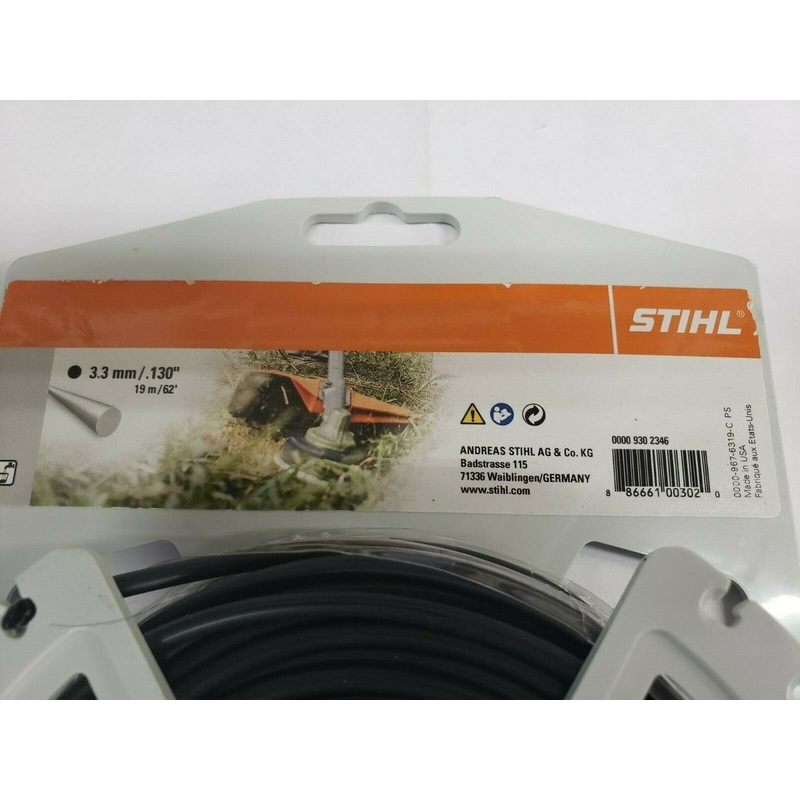 STIHL Premium .130 in. D X 62 Ft. L Trimmer Line