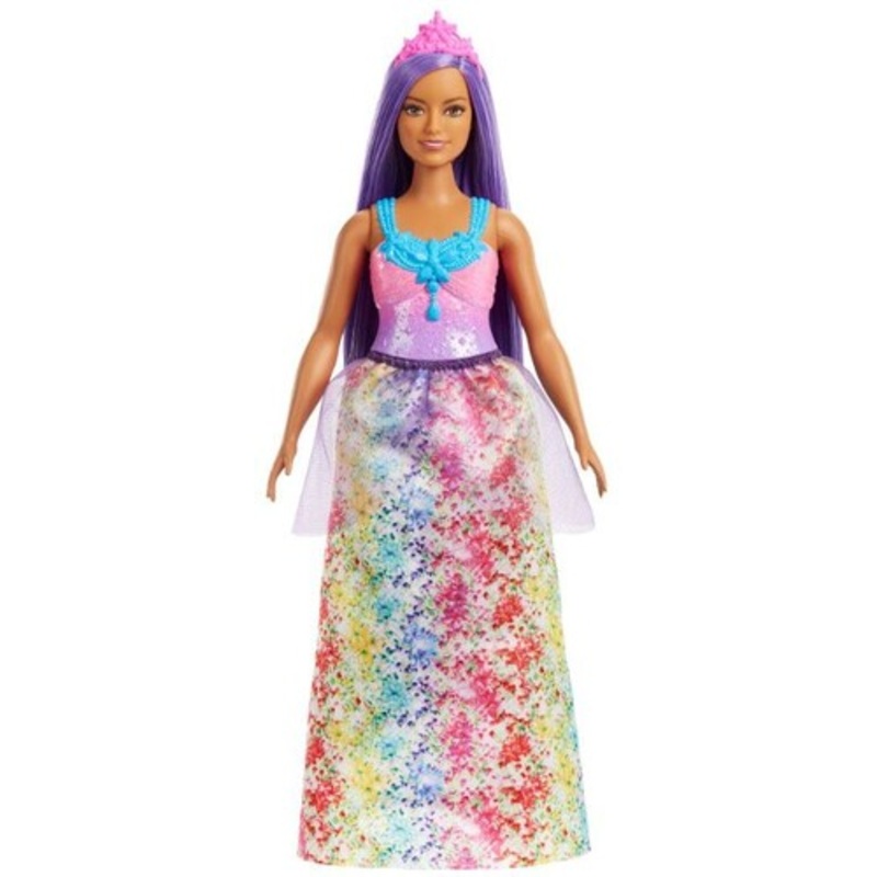 Barbie Princess With Purple Tiara Brunette