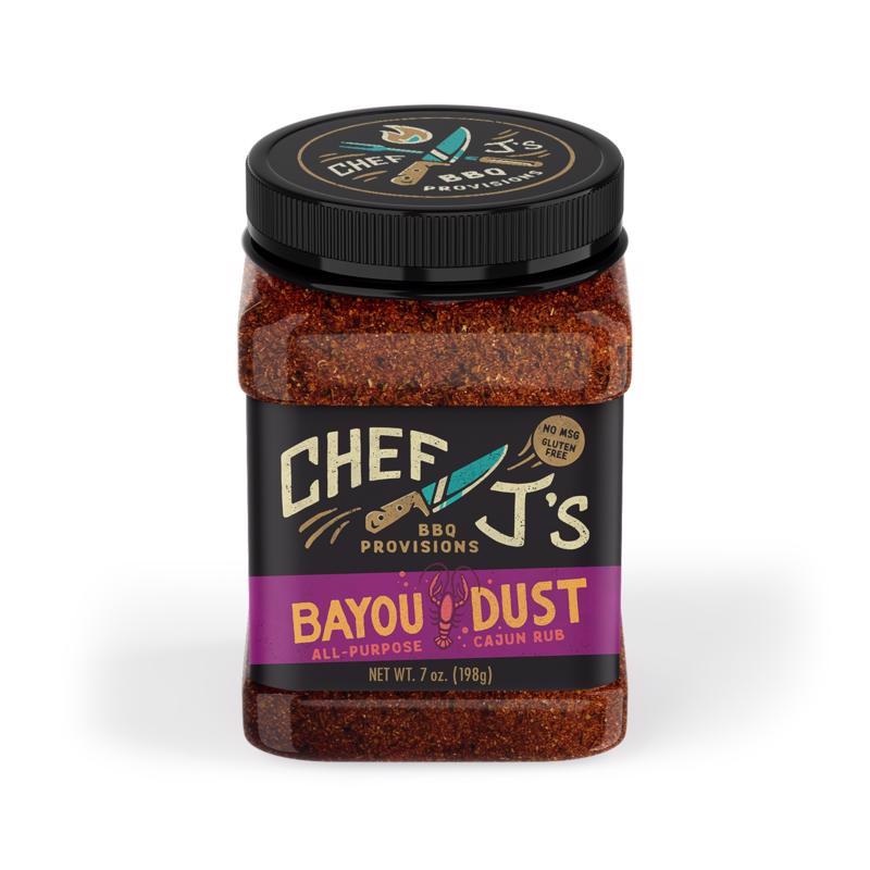 Chef J’s BBQ Provisions Bayou Dust BBQ Rub 7 oz