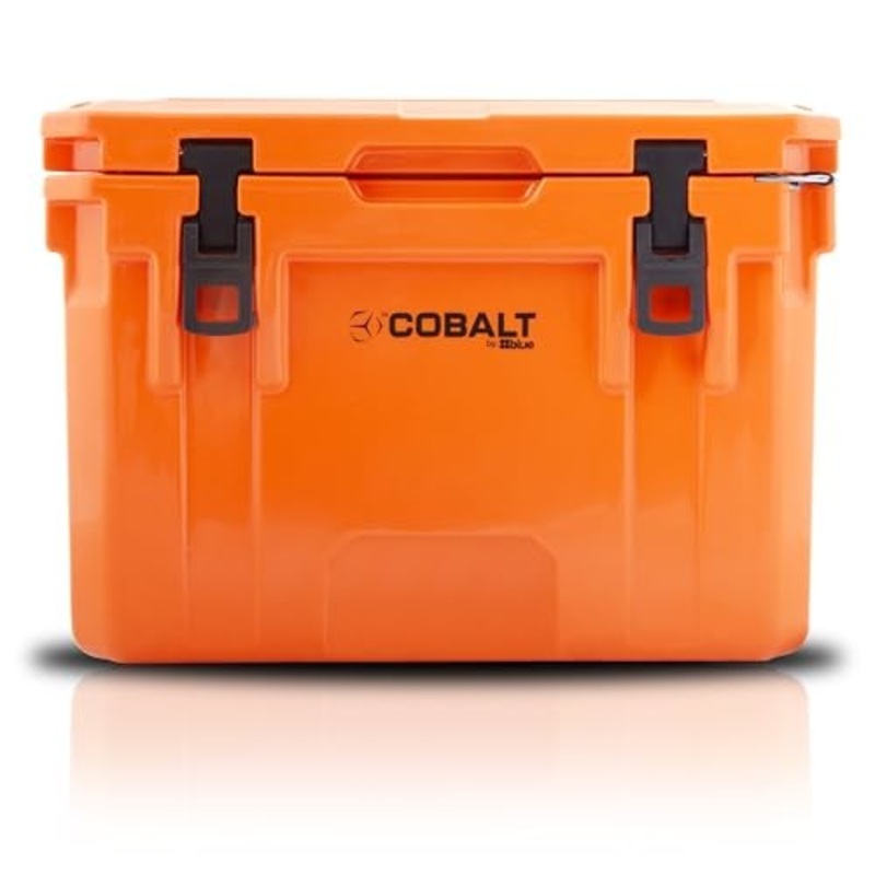 Cobalt 25 Quart Roto-Molded Super Ice Cooler Hunter Orange