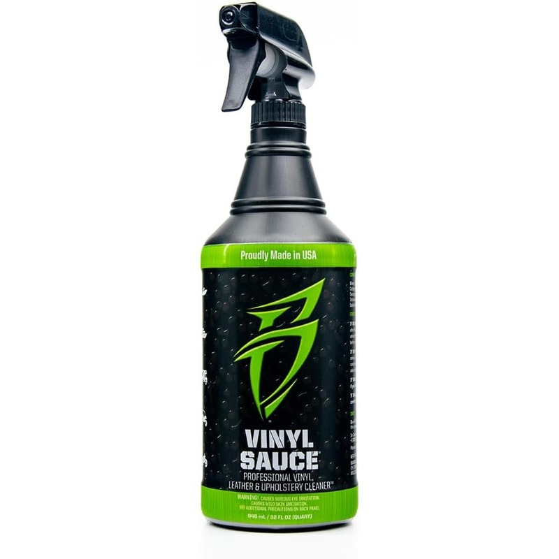 Boat Bling Vinyl Sauce Professional Vinyl Upholstery Cleaner Black