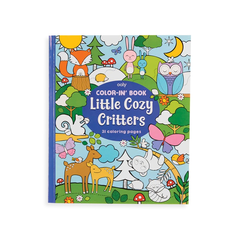 Ooly Little Cozy Critters Coloring Book