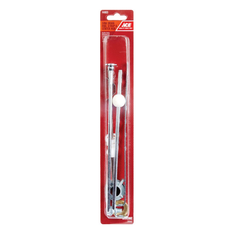 Ace n/a in. D X 8 in. L Metal Sink Drain Rod and Strap