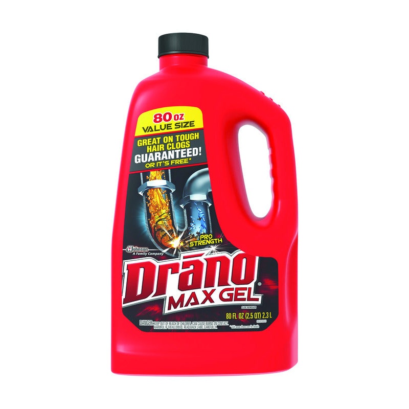 Drano Professional Strength Gel Clog Remover 80 oz