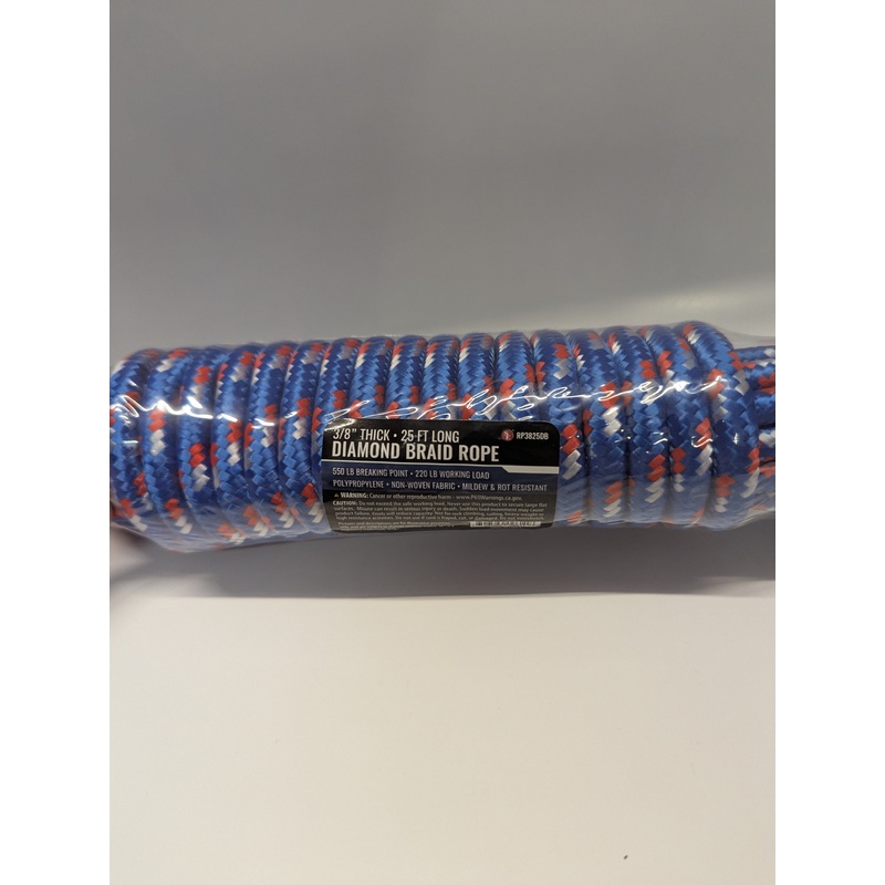 3/8 25′ DIAMOND BRAID ROPE