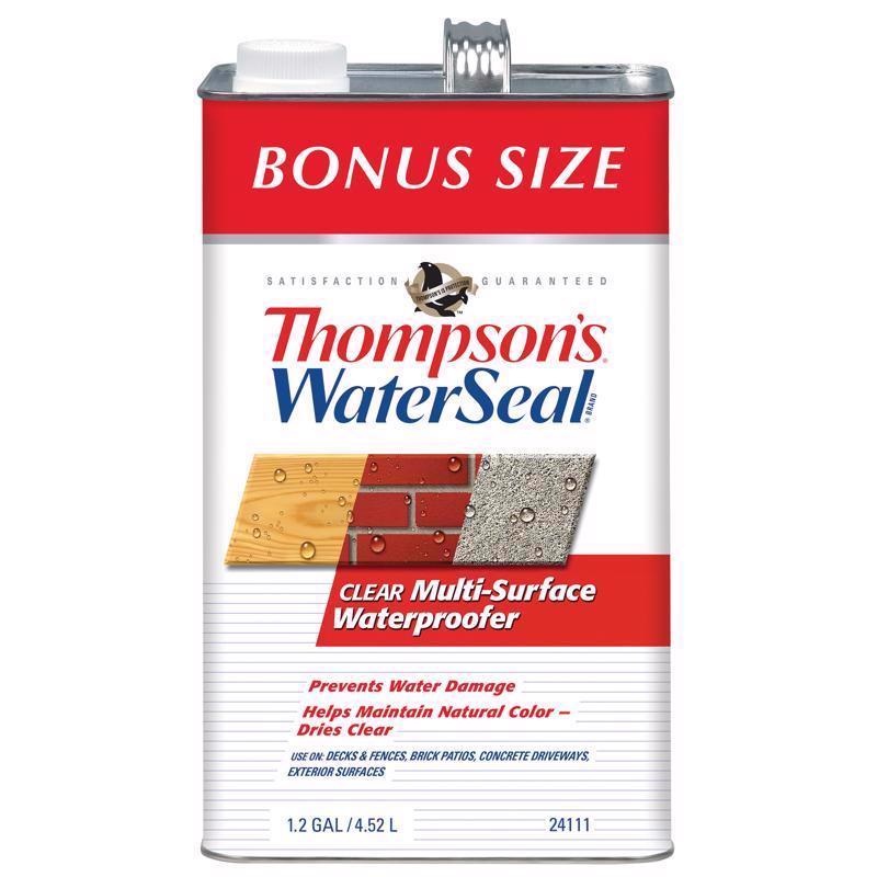 Thompson’s WaterSeal Flat Clear Multi-Surface Waterproofer 1.2 gal
