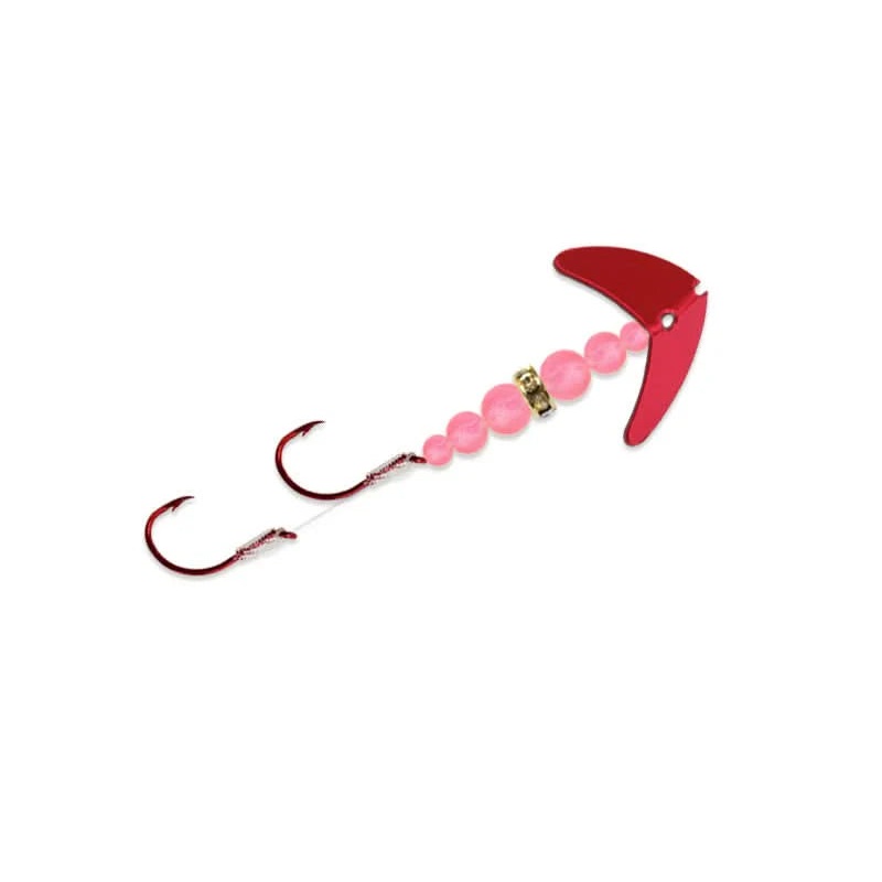 Double Whammy Mini Kokanee Pro Size 4 Pink Mirror/Pink