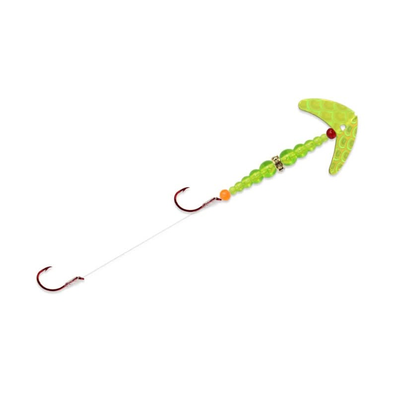 Double Whammy Pro Size 4 Chartreuse Scale/Chartreuse
