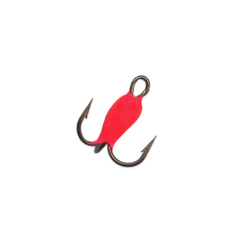 Glo Hooks Treble Series Size 10 Hot Cerise