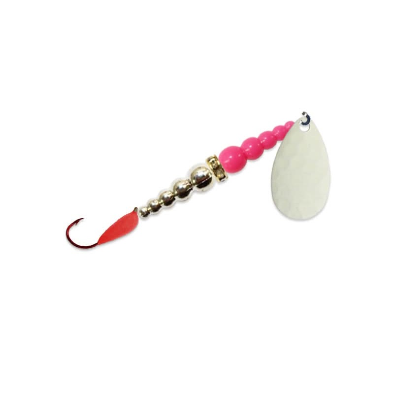 Kokanee Killer Single Size 4 White/Hot Pink/Chrome/Cerise