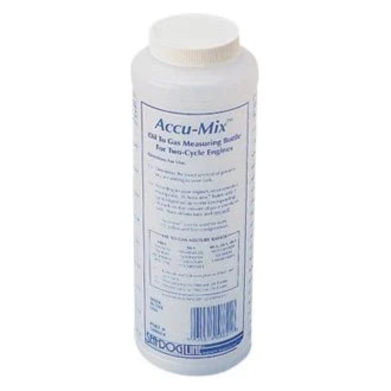Sea-Dog Accu-Mix 1 gal Transulent Plastic Oil/Gas Mixing Bottle