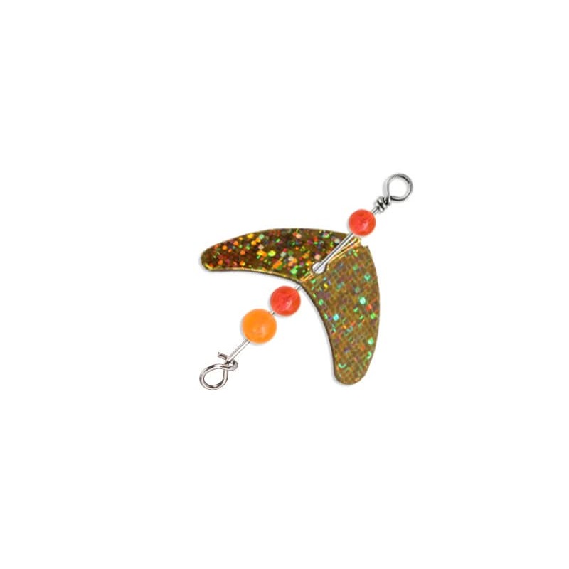 Smile Blade SD Hitch 3-Pack Size 1.1 Gold Sparkle/Florescent Orange
