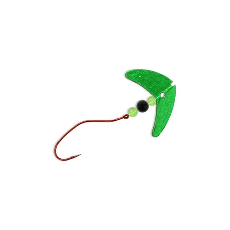 Smile Blade Slow Death Size 2 Green Sparkle/Chartreuse/Black