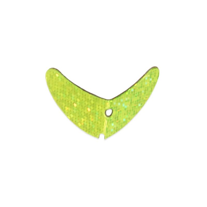 Smile Blade Sparkle 5-Pack Size 1.5 Chartreuse Sparkle