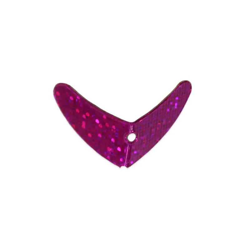 Smile Blade Sparkle 5-Pack Size 1.5 Dark Cerise Sparkle